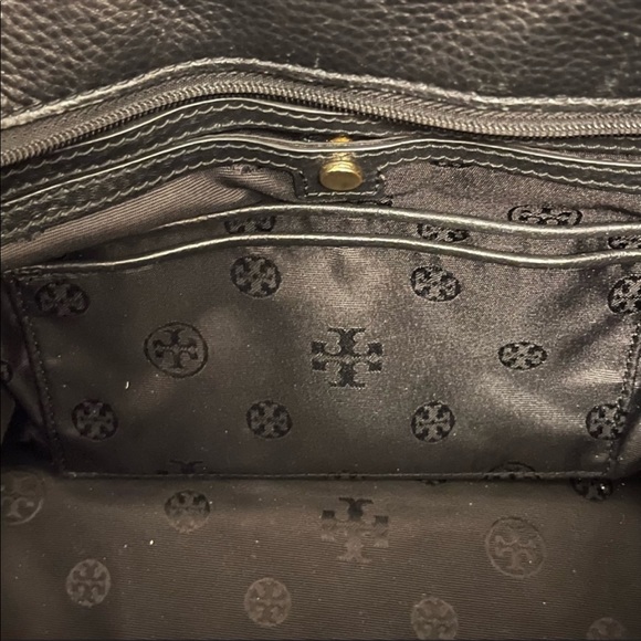 Tory Burch Pebbled Leather Tote - Picture 5 of 9